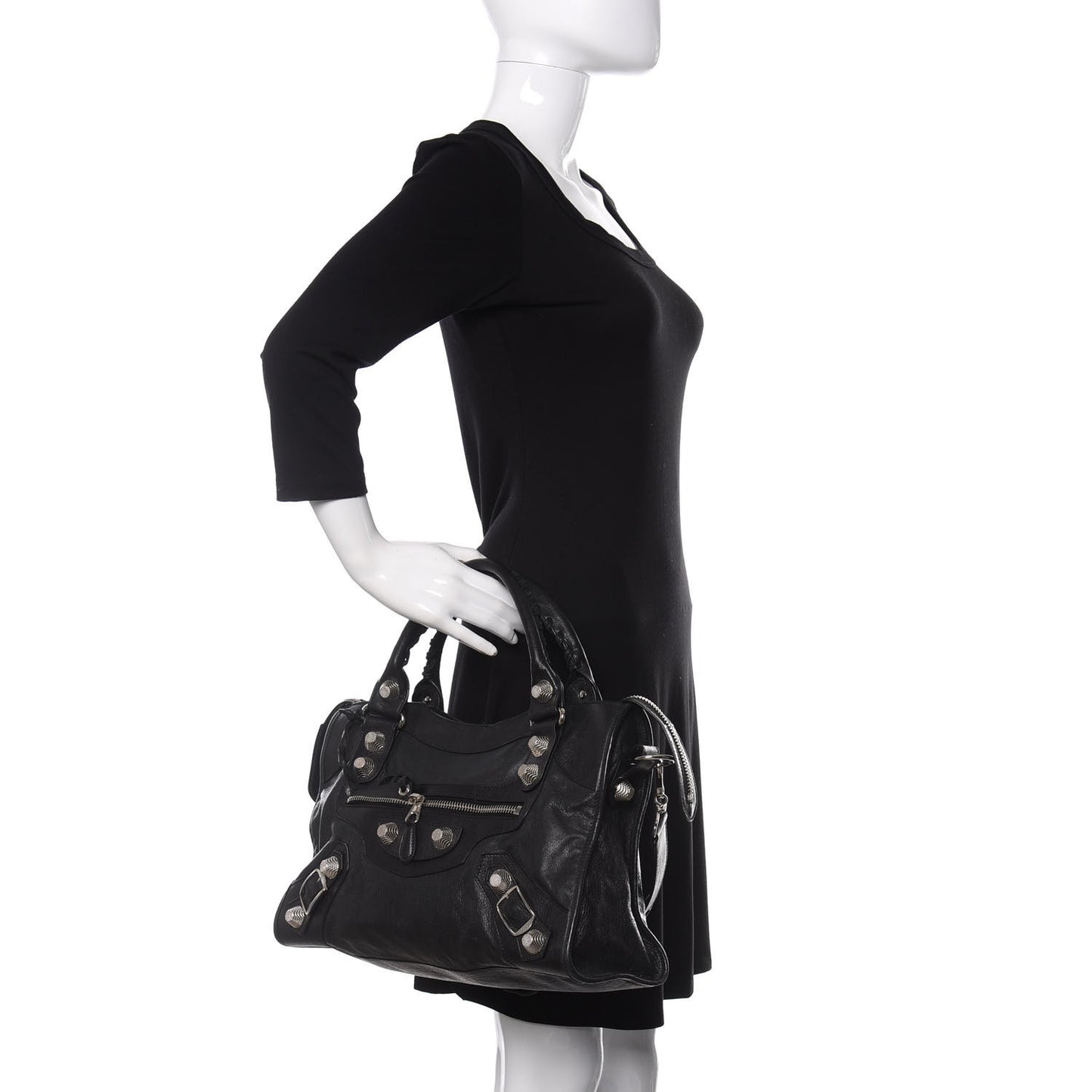 Agneau Giant 21 Silver Hardware City Black