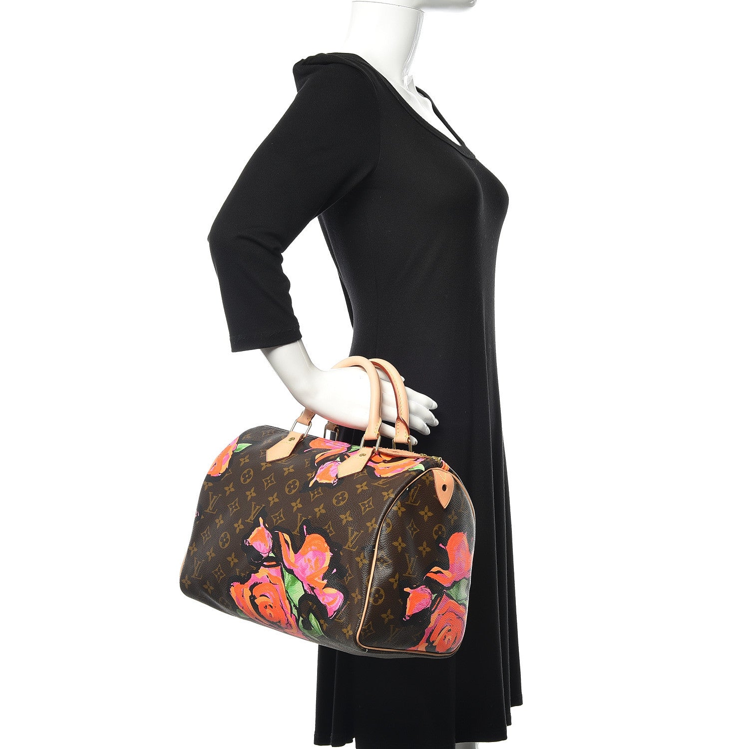 Louis Vuitton Monogram Roses Speedy 30 2 of 10
