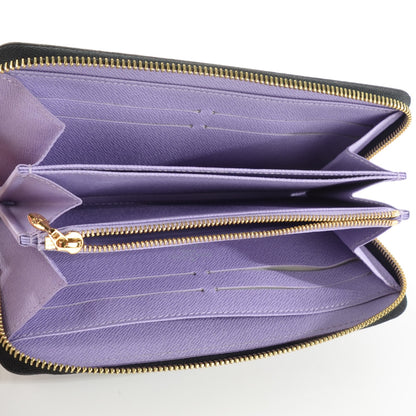 Louis Vuitton Monogram Multicolor Zippy Wallet Black Violet 7 of 7