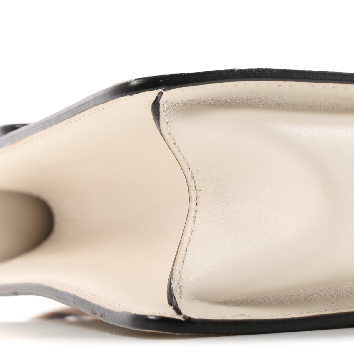 Gucci Calfskin Small Sylvie Shoulder Bag Off White 9 of 11