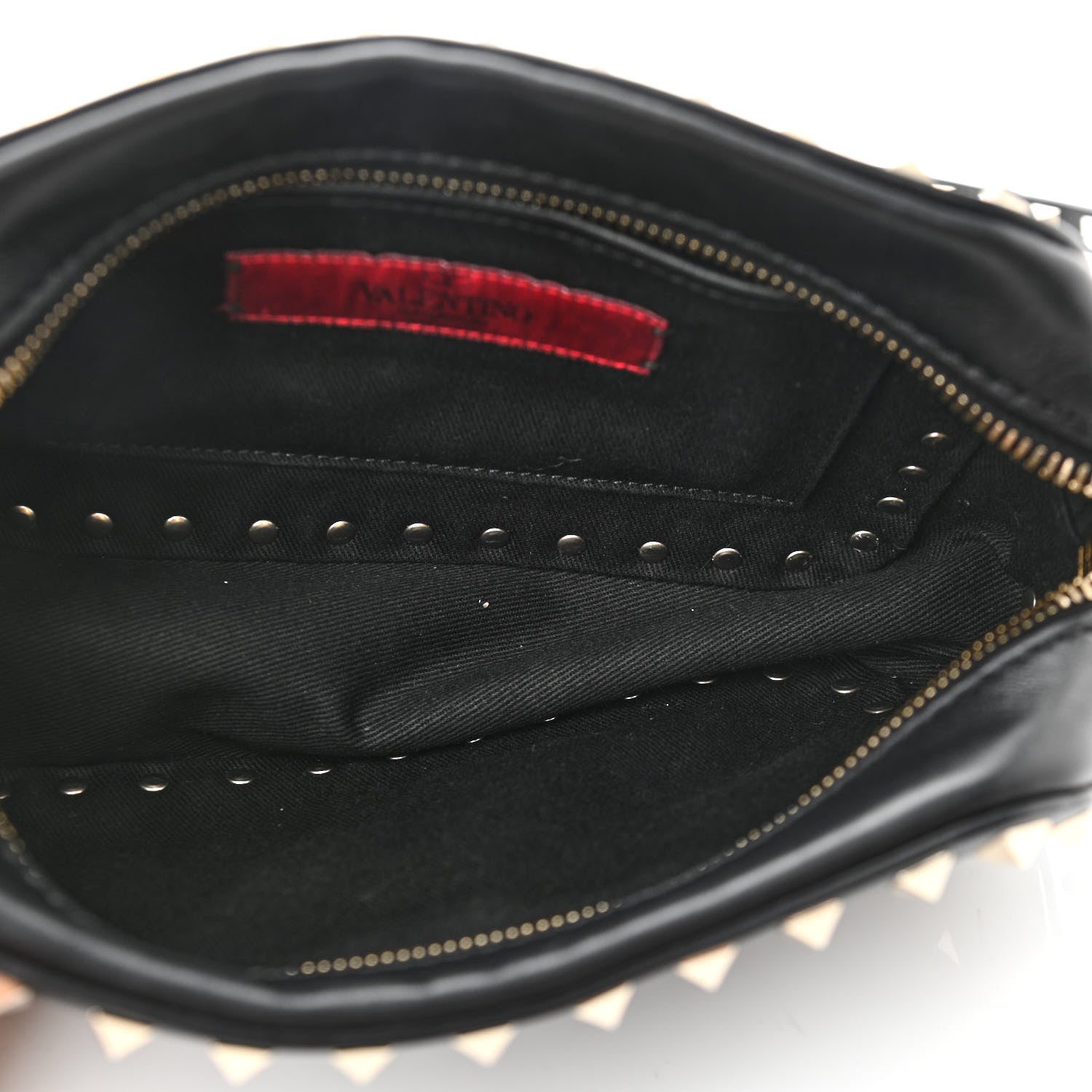 Valentino Garavani Calfskin Rockstud Camera Crossbody Bag Black 5 of 9