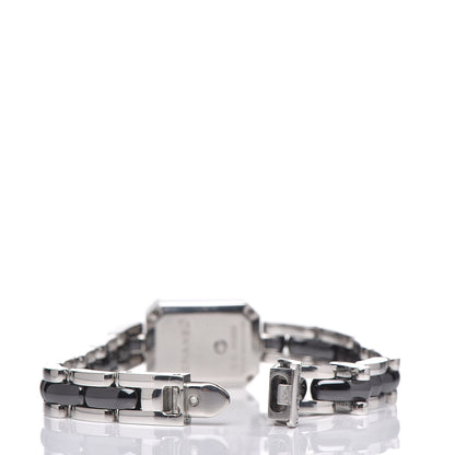 Chanel Stainless Steel Ceramic Diamond Bezel 16mm Premiere Quartz Watch Black 6 of 6