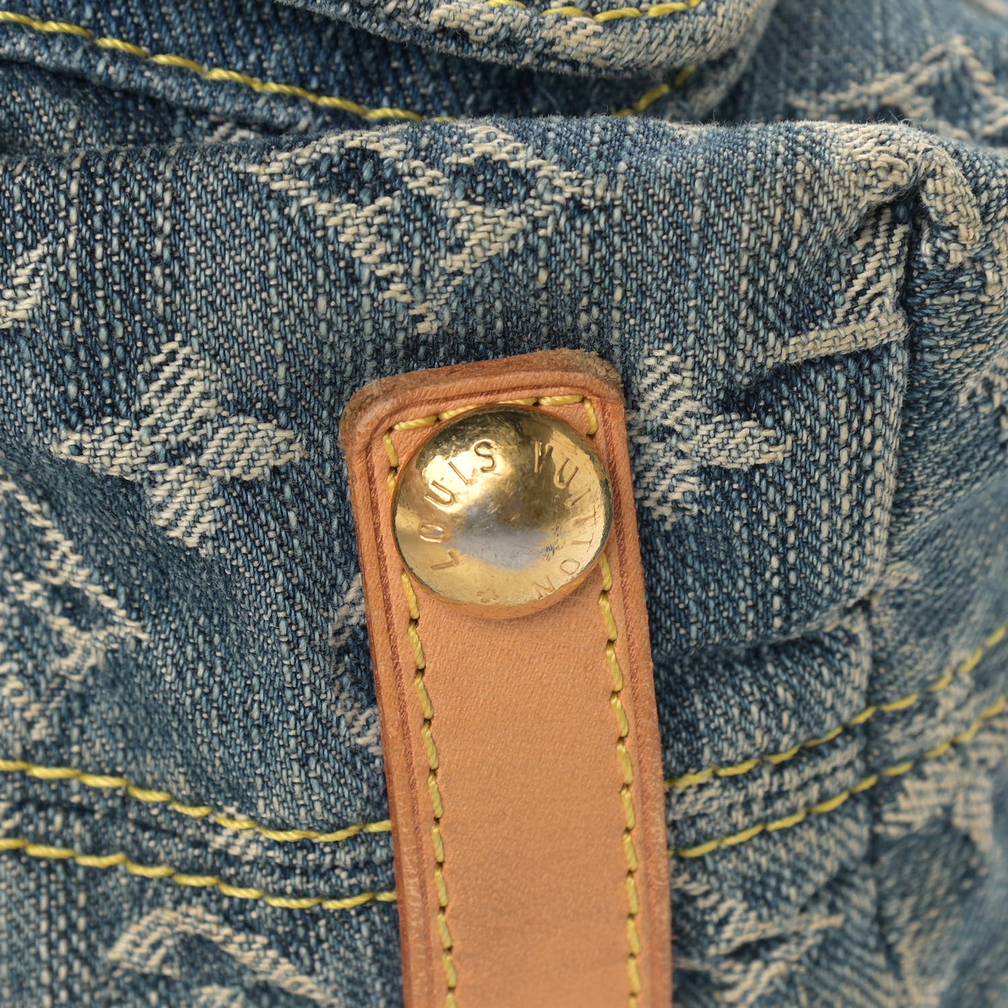Monogram Denim Baggy PM Blue