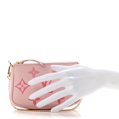 Louis Vuitton Empreinte Monogram Giant By The Pool Mini Pochette Accessories Bouton De Rose 2 of 6