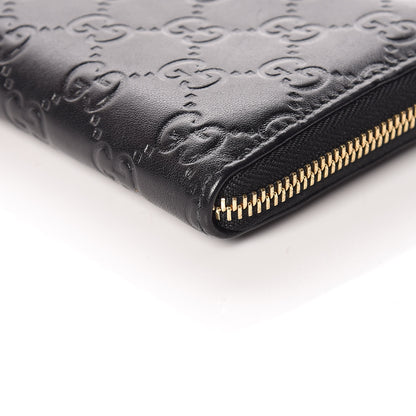 Gucci Guccissima Donna Long Wallet Black 9 of 10