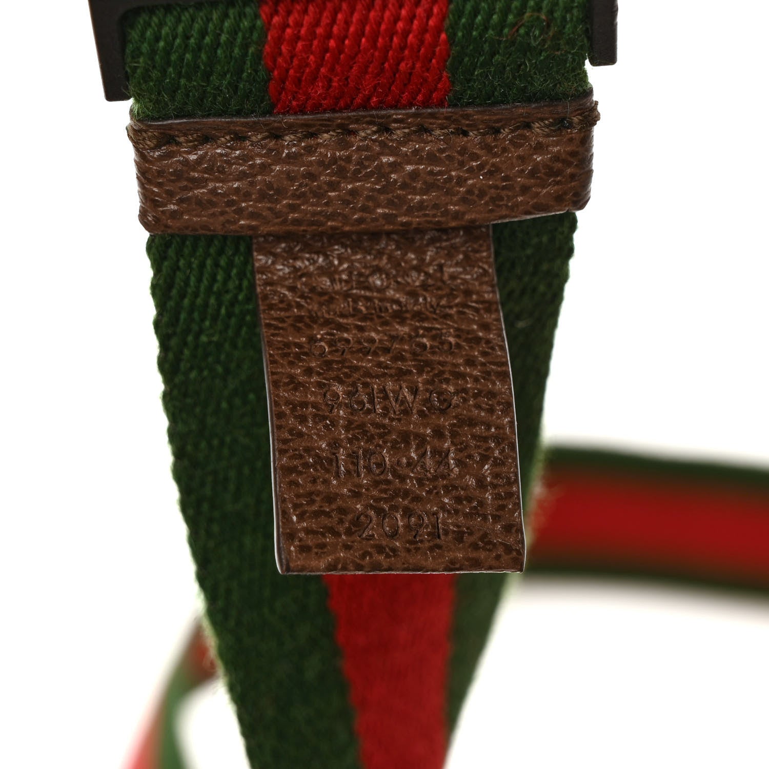 Gucci GG Supreme Monogram Web Ophidia Belt Bag 110 44 Dark Brown 7 of 10