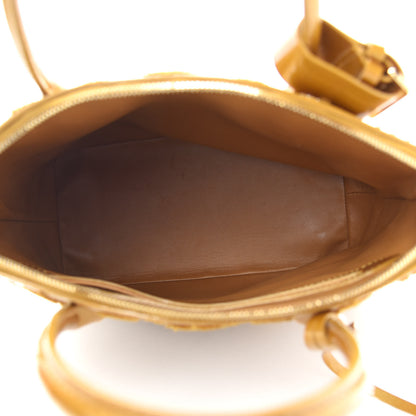 Louis Vuitton Patent Lambskin Fascination Lockit Moutarde 4 of 8