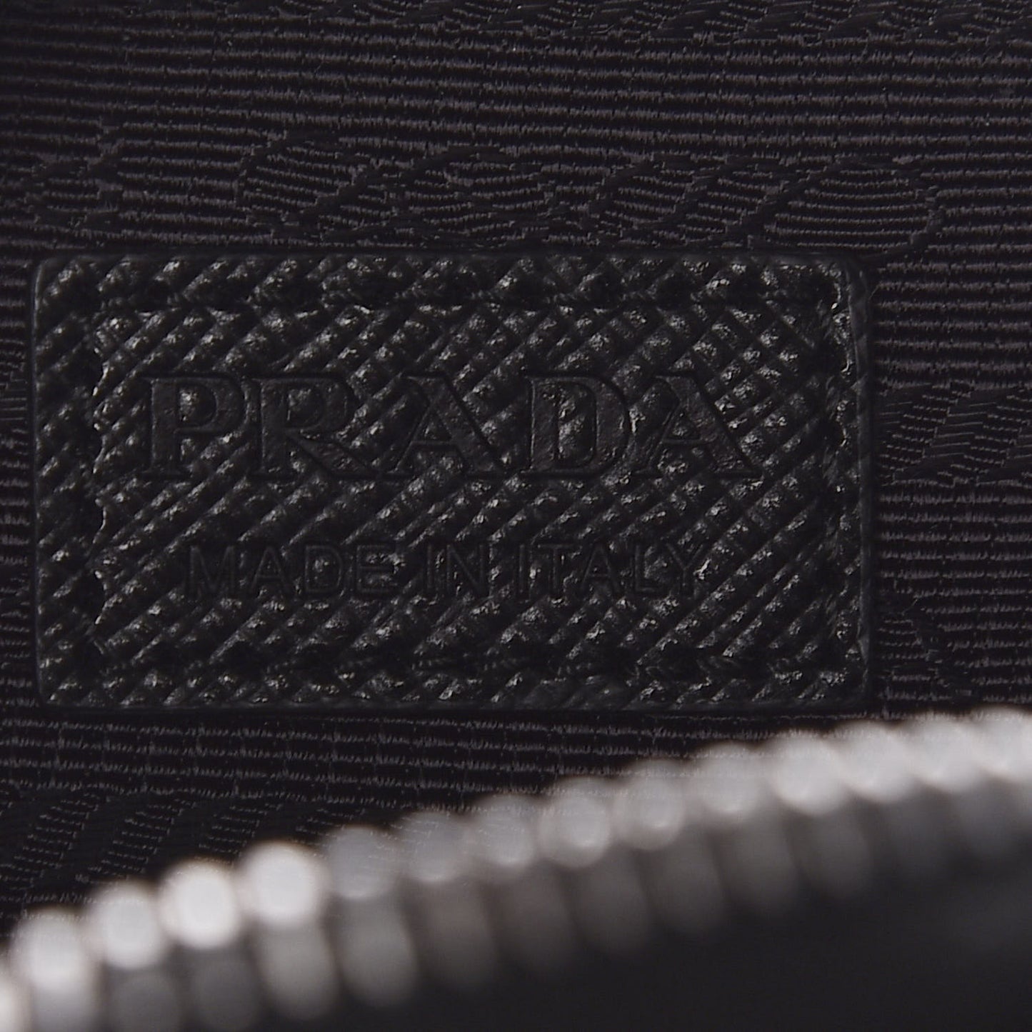 Saffiano Cargo Pouch Black