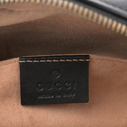 Gucci Calfskin Matelasse GG Marmont Belt Bag 85 34 Black 6 of 13