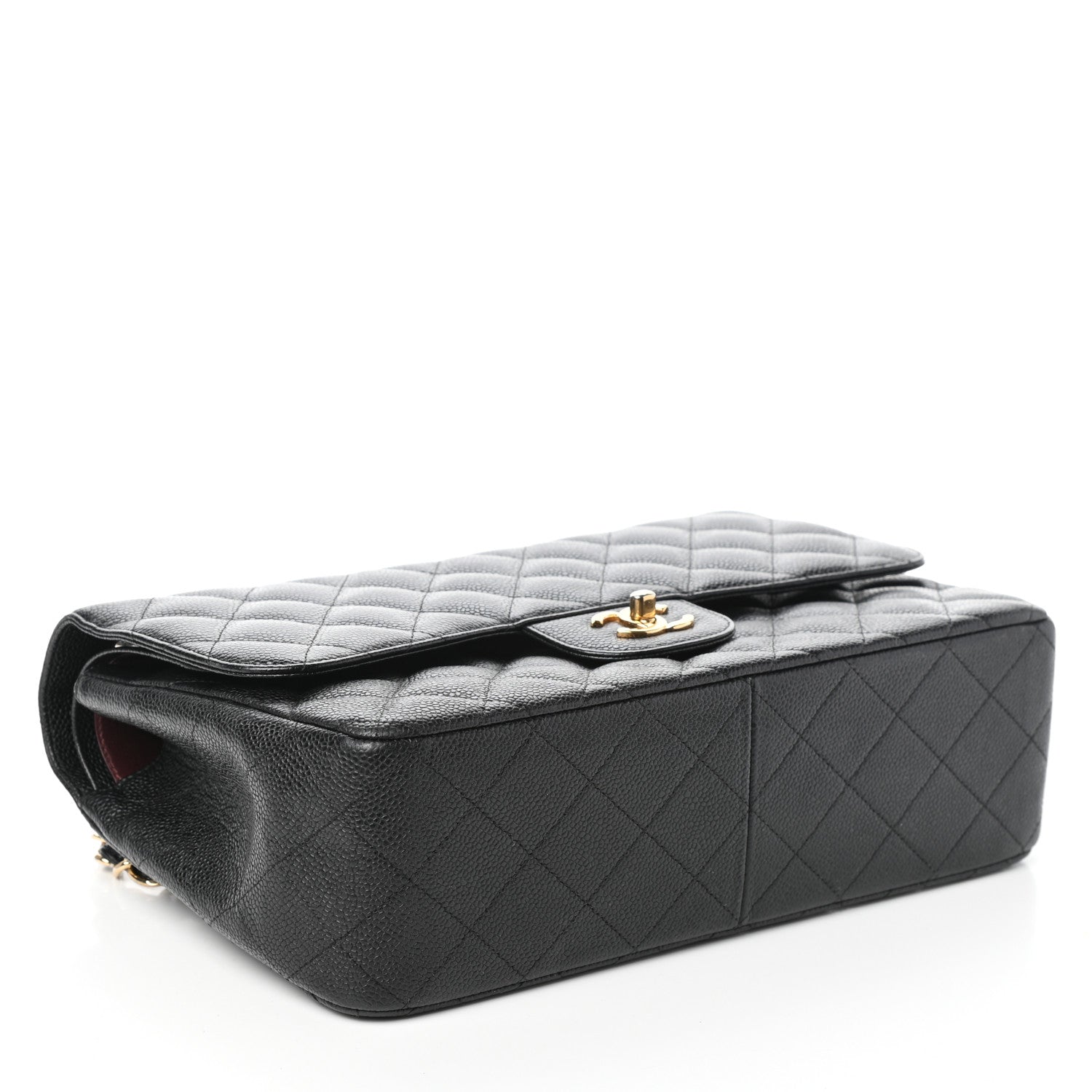 Chanel Caviar Quilted Jumbo Double Flap Black 4 of 9