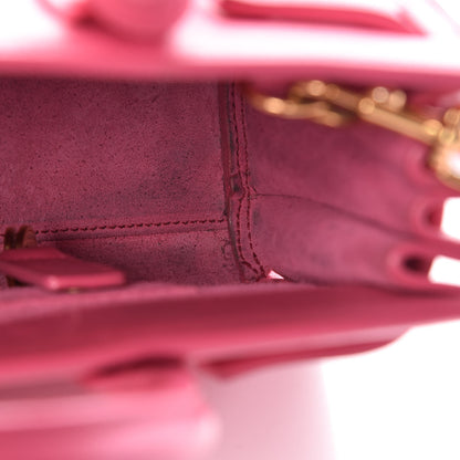 Saint Laurent Calfskin Nano Sac De Jour Lipstick Fuchsia 8 of 24