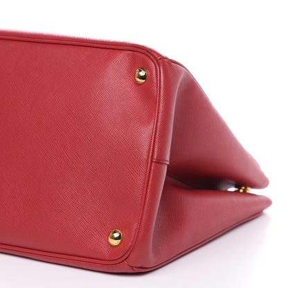 Prada Saffiano Lux Large Tote Fuoco 7 of 13