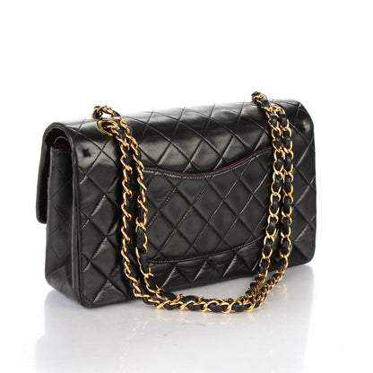 Chanel Lambskin Quilted Medium Double Flap Black 3 of 8