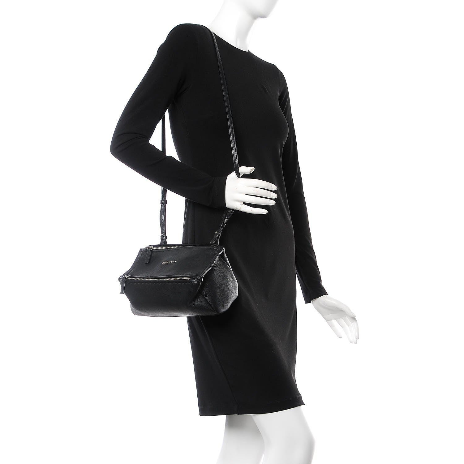 Givenchy Sugar Goatskin Mini Pandora Black 2 of 7