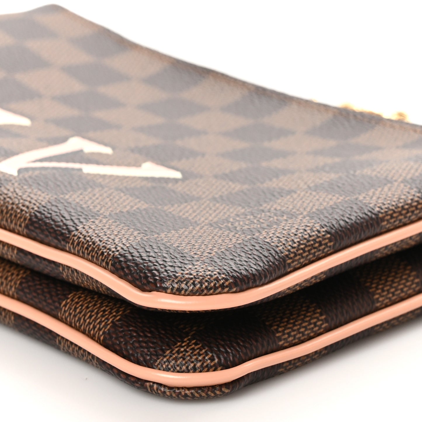 Damier Ebene Double Zip Pochette