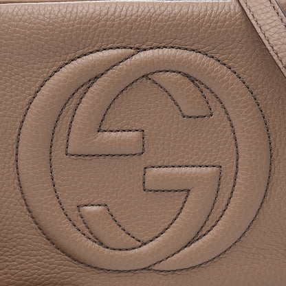 Gucci Pebbled Calfskin Small Soho Disco Bag Camelia 10 of 11