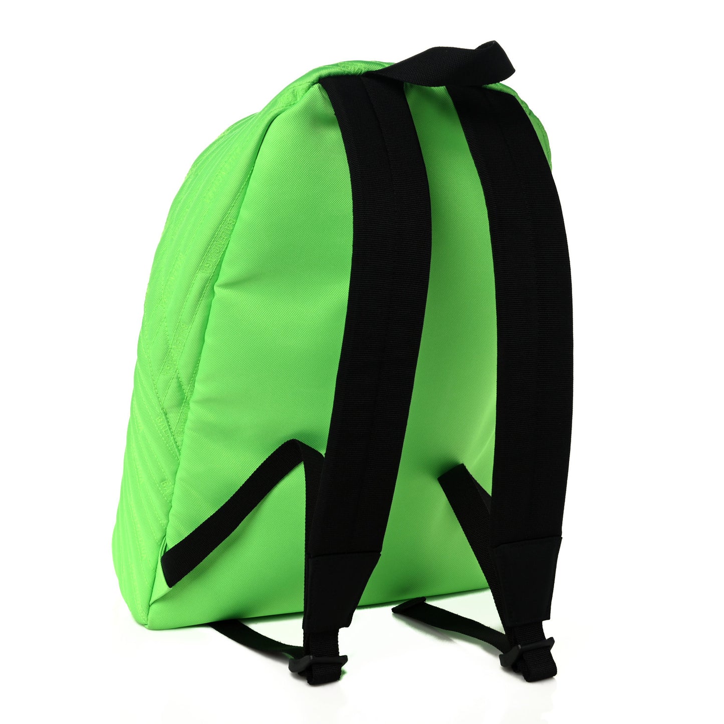 Canvas Matelasse Explorer Backpack Neon Green