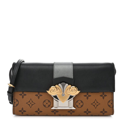 Louis Vuitton Calfskin Reverse Monogram Column Clutch 1 of 12