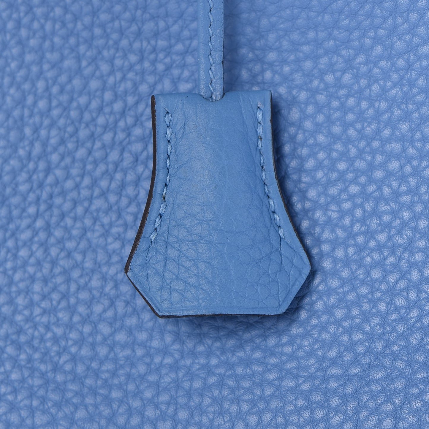 Taurillon Clemence Birkin 30 Bleu Paradis