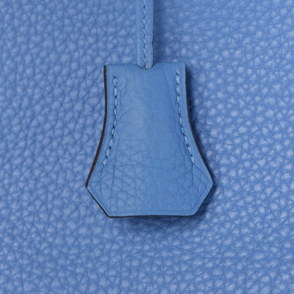 Hermes Taurillon Clemence Birkin 30 Bleu Paradis 29 of 33