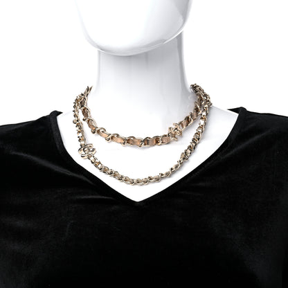 Chanel Lambskin CC Turnlock Necklace Gold 2 of 6