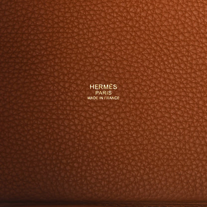 Hermes Taurillon Clemence Picotin Lock 18 PM Gold 6 of 11