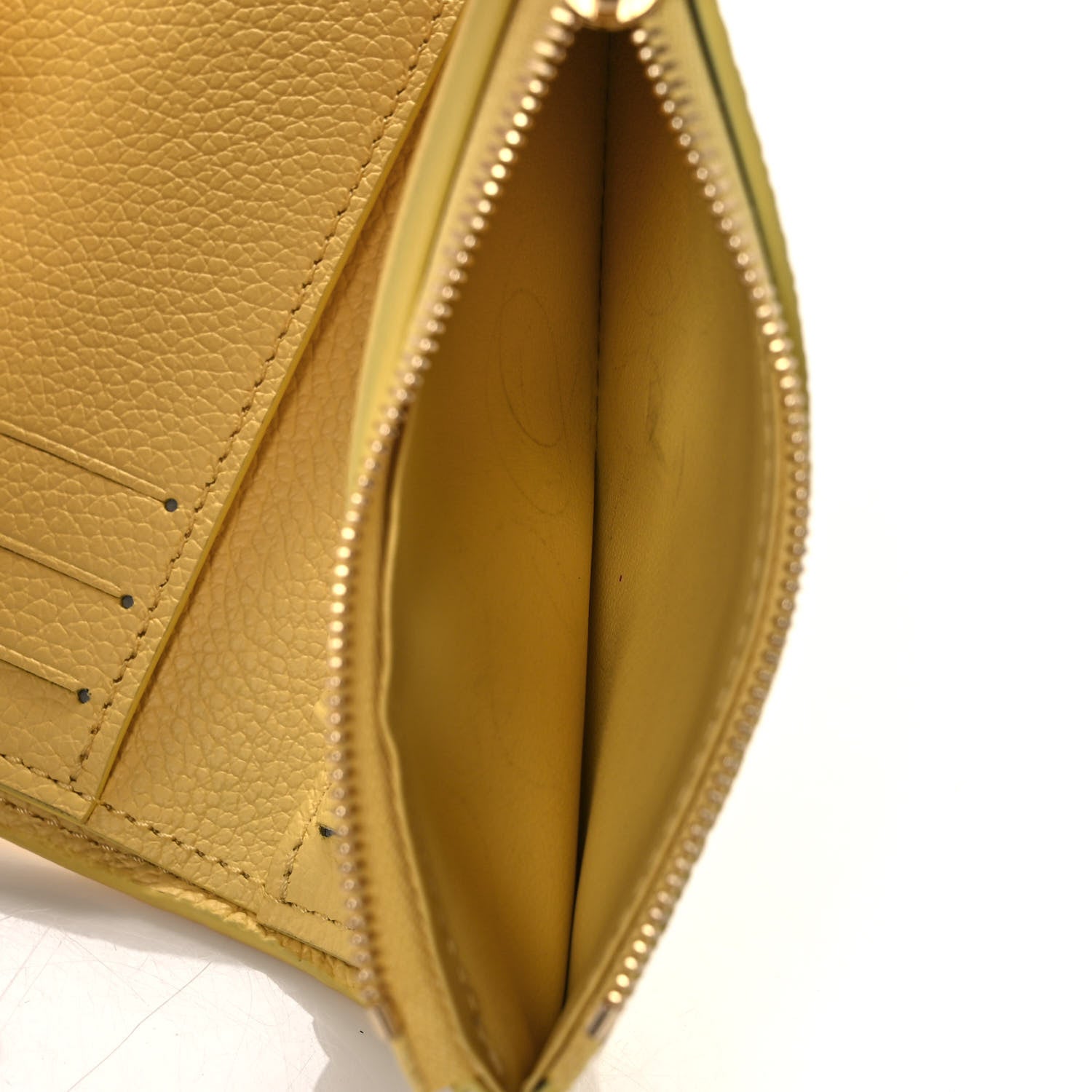 Louis Vuitton Empreinte Monogram Victorine Wallet Lemon Curd 6 of 10