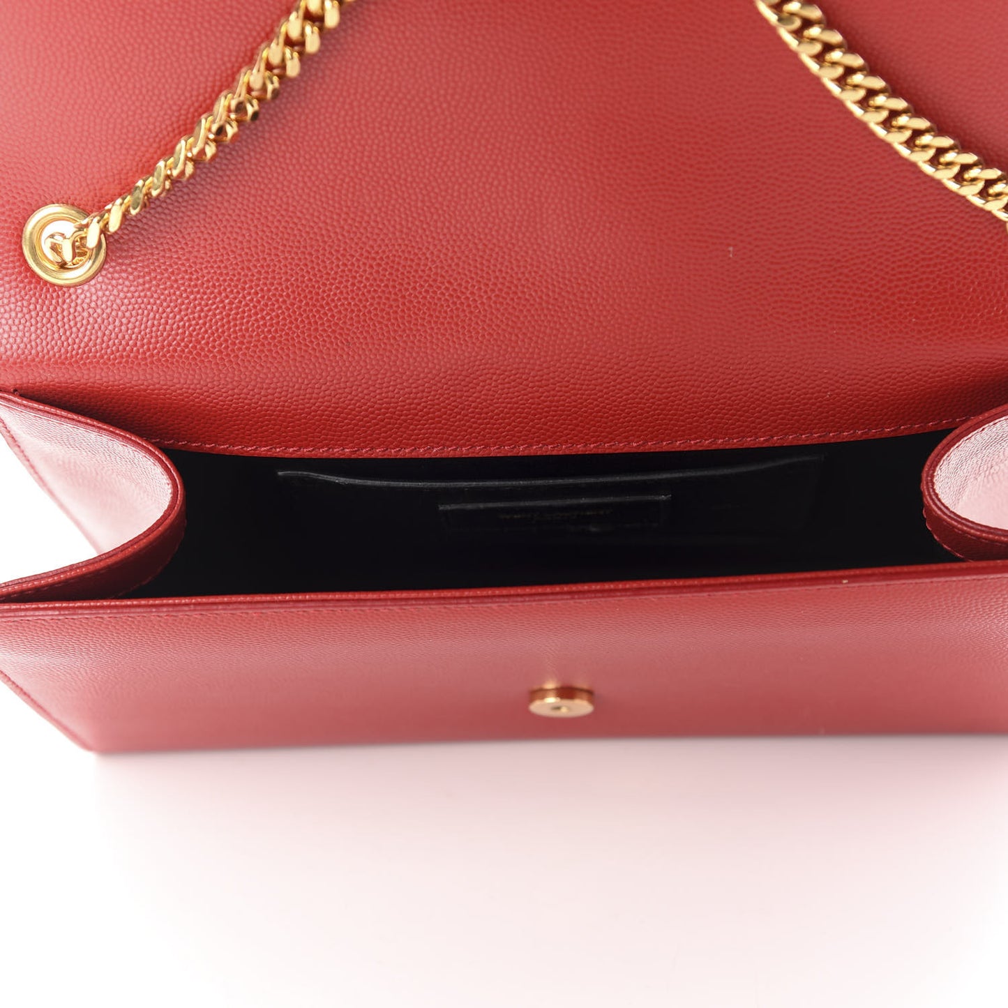 Grain De Poudre Medium Monogram Kate Satchel Red