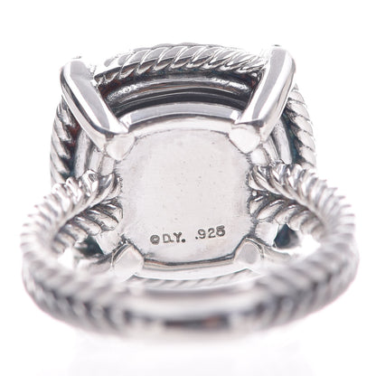 David Yurman Sterling Silver Diamond Black Orchid 14mm Chatelaine Pave Bezel Ring 54 6.75 4 of 4