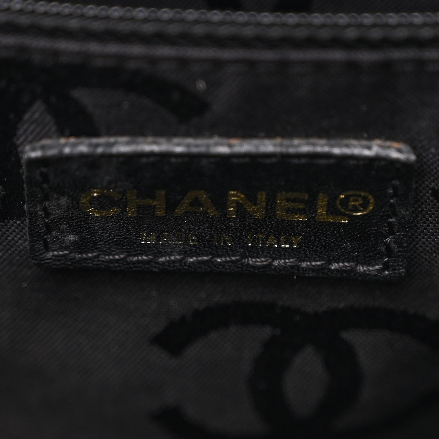 Chanel Calfskin Wild Stitch Vertical Top Handle Bag Black 7 of 15