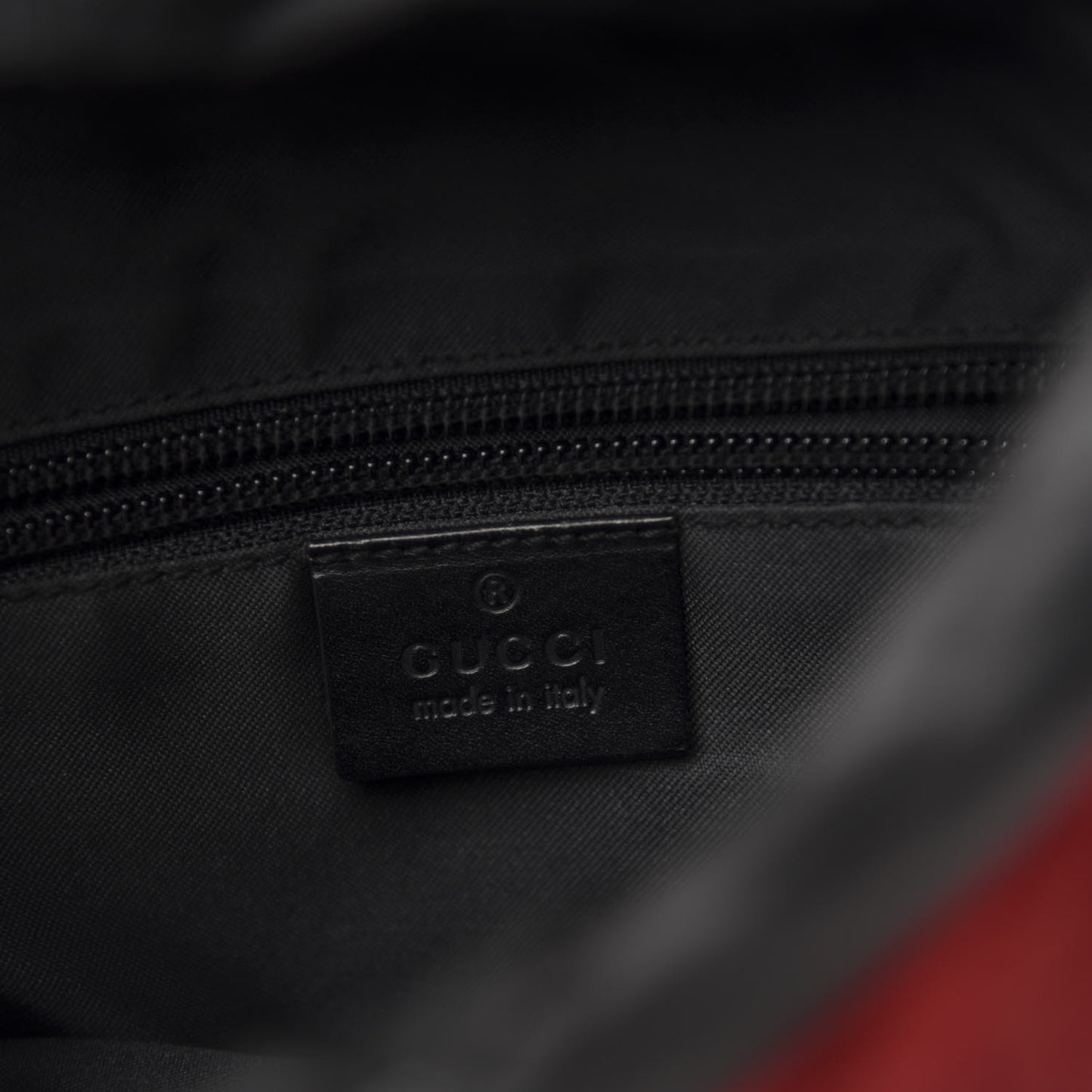 Monogram Flap Backpack Red
