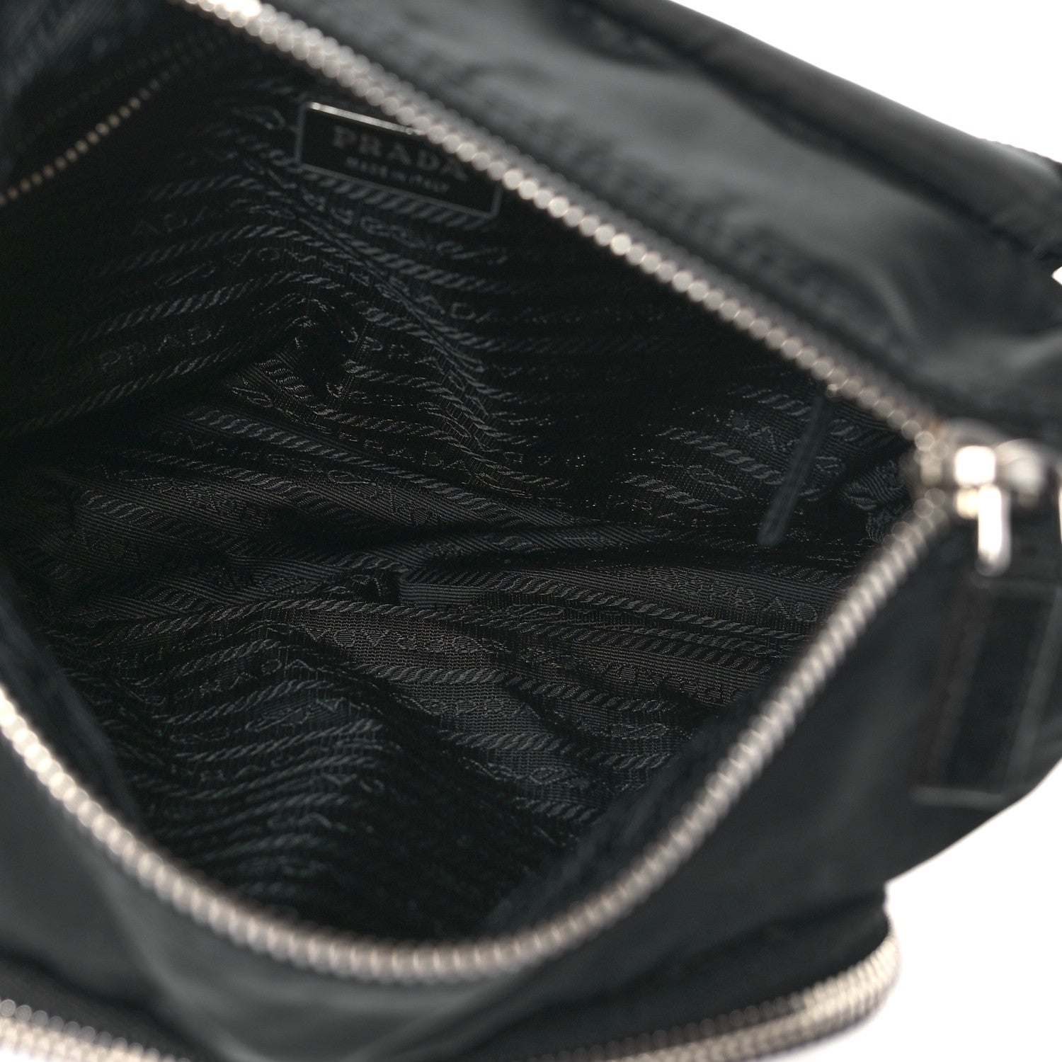 Prada Nylon Vela Messenger Black 5 of 10