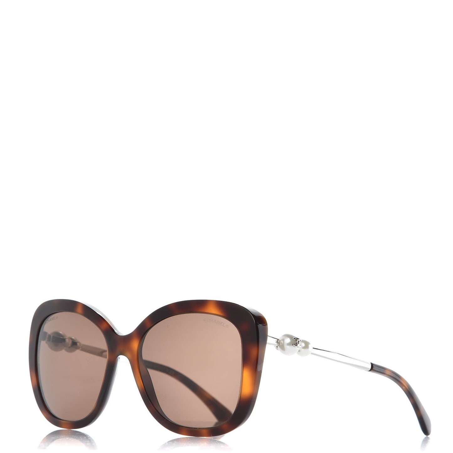 Square Winter Pearl Sunglasses 5339-H Tortoise