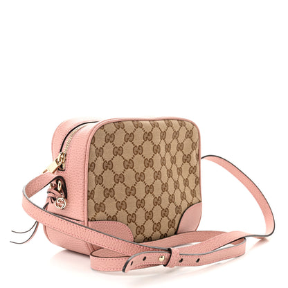 Gucci Monogram Mini Bree Messenger Bag Beige Soft Pink 3 of 12