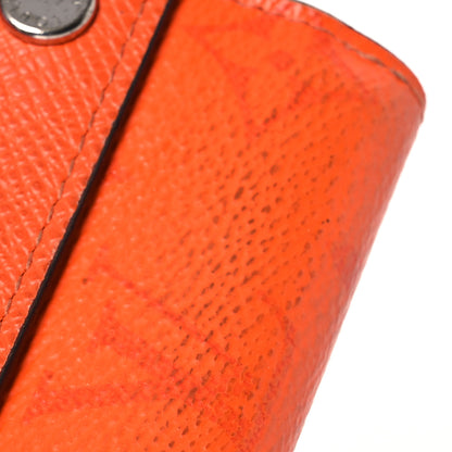 Louis Vuitton Monogram Taiga Discovery Compact Wallet Orange 13 of 14