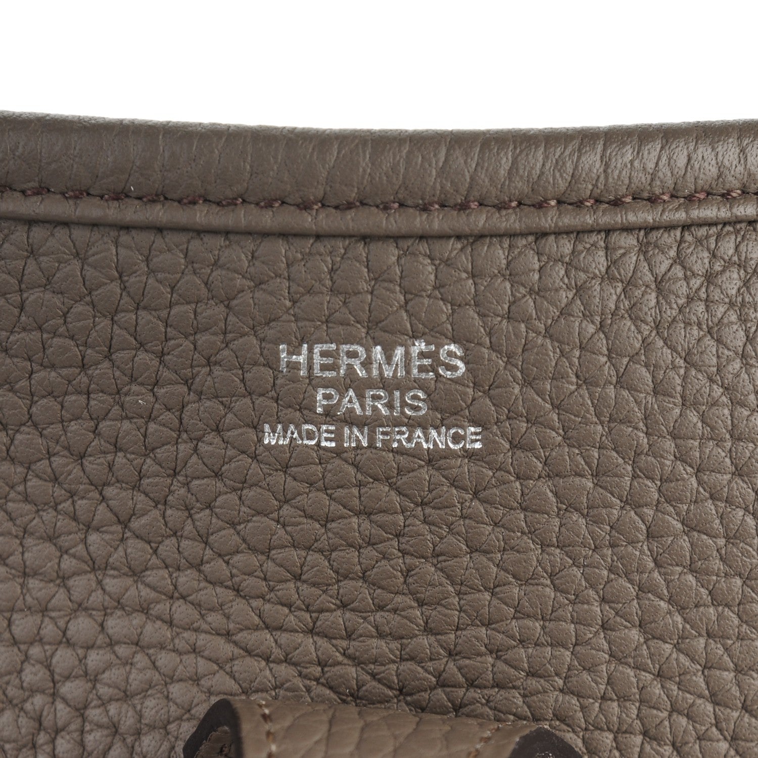 Hermes Taurillon Clemence Evelyne III PM Etain 6 of 7