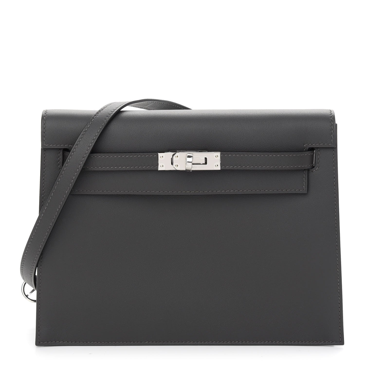 Hermes Swift Kelly Danse II Belt Bag Graphite 1 of 10