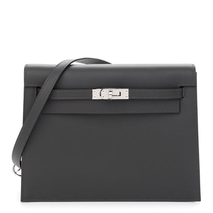 Hermes Swift Kelly Danse II Belt Bag Graphite 1 of 10