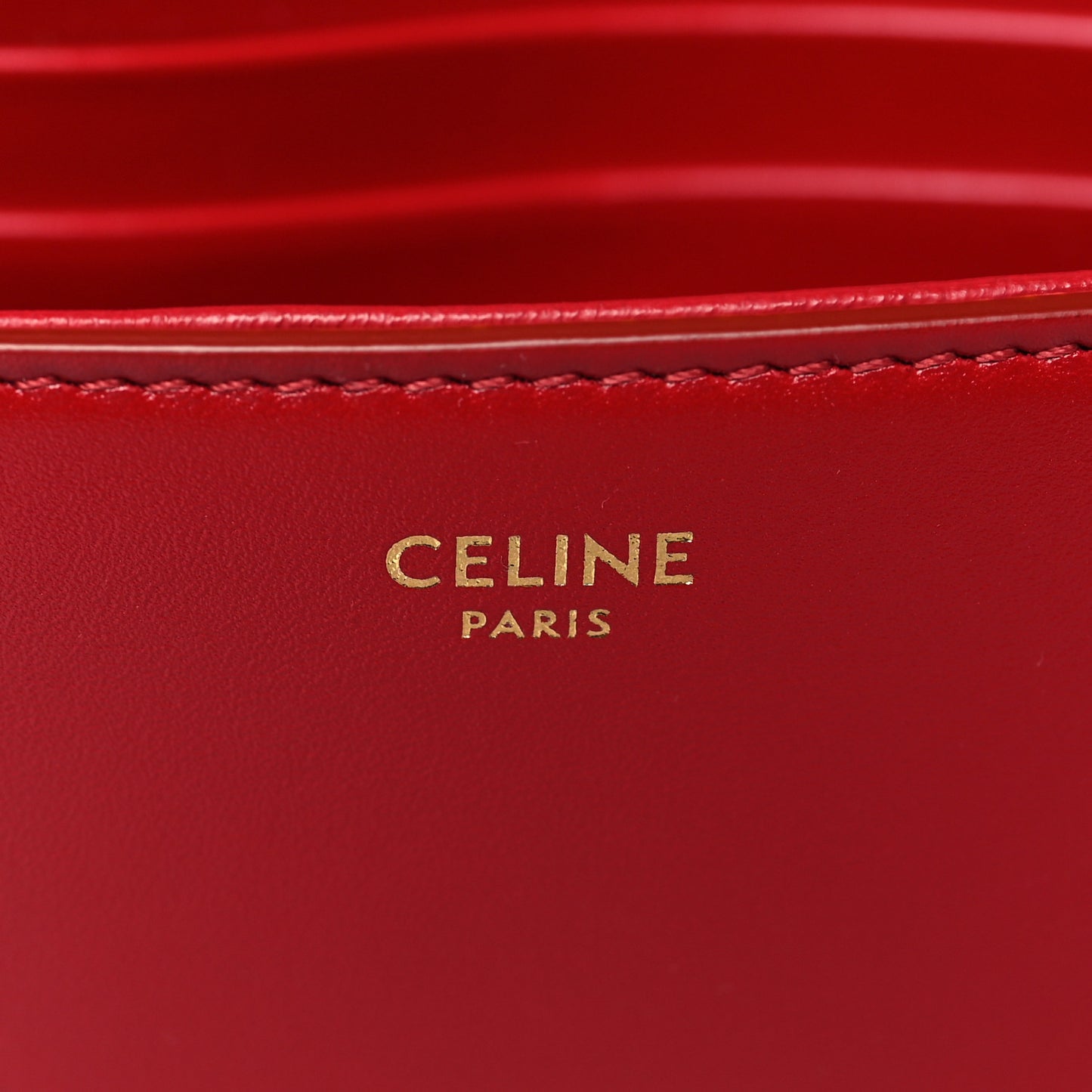 Smooth Calfskin Tassel Belt Bag Red