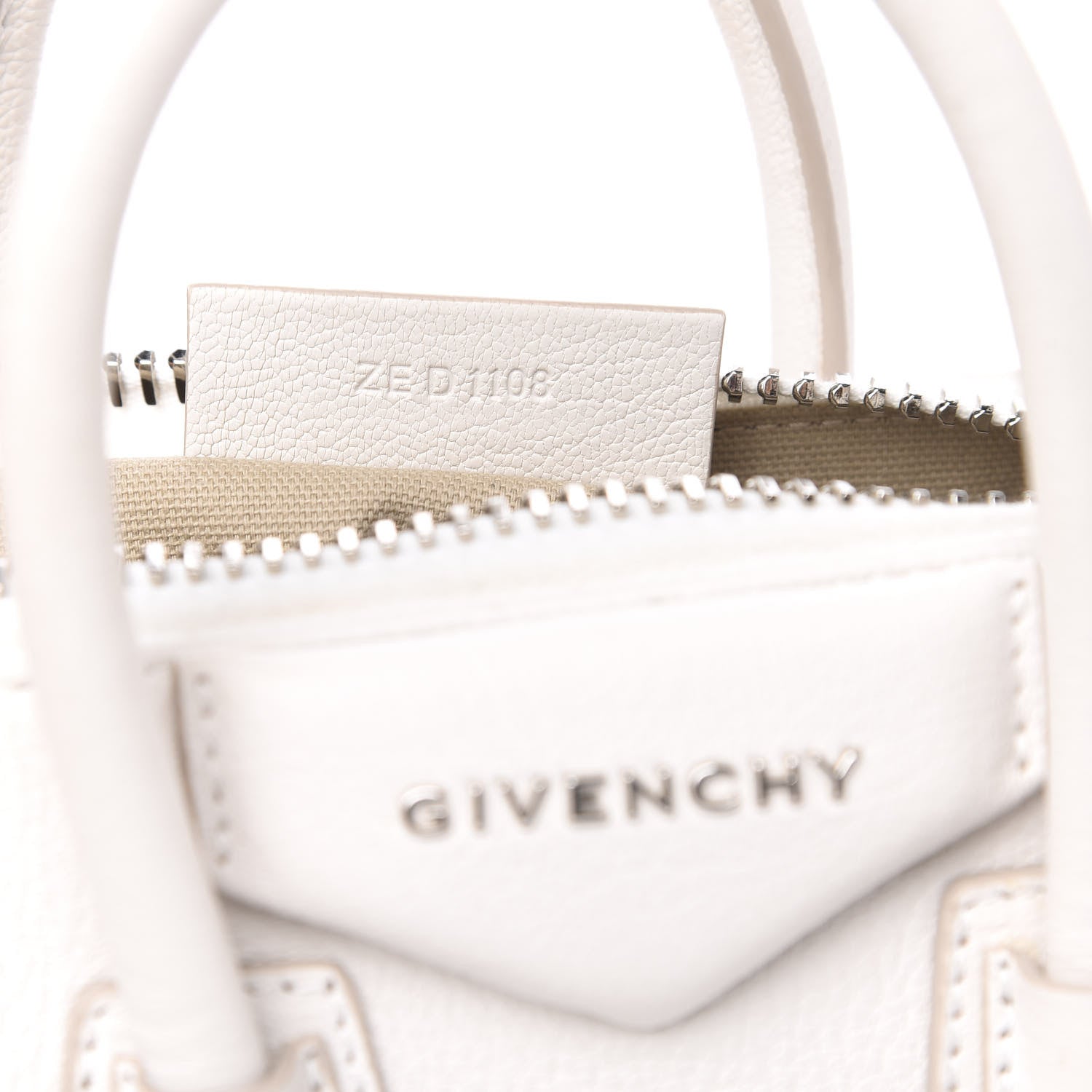 Givenchy Sugar Goatskin Mini Antigona White 8 of 12