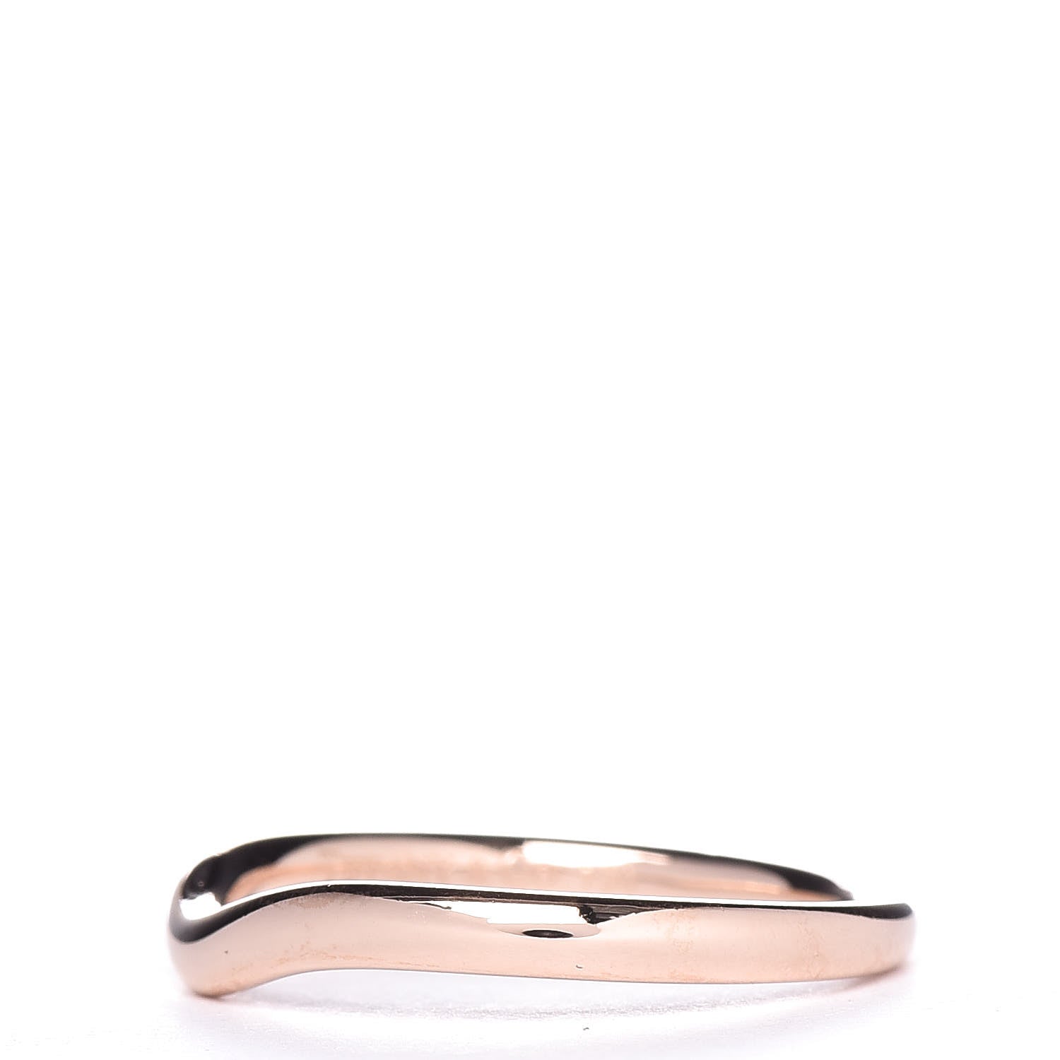 Tiffany 18K Rose Gold Elsa Peretti Wedding Band Ring 50 5.25 3 of 6