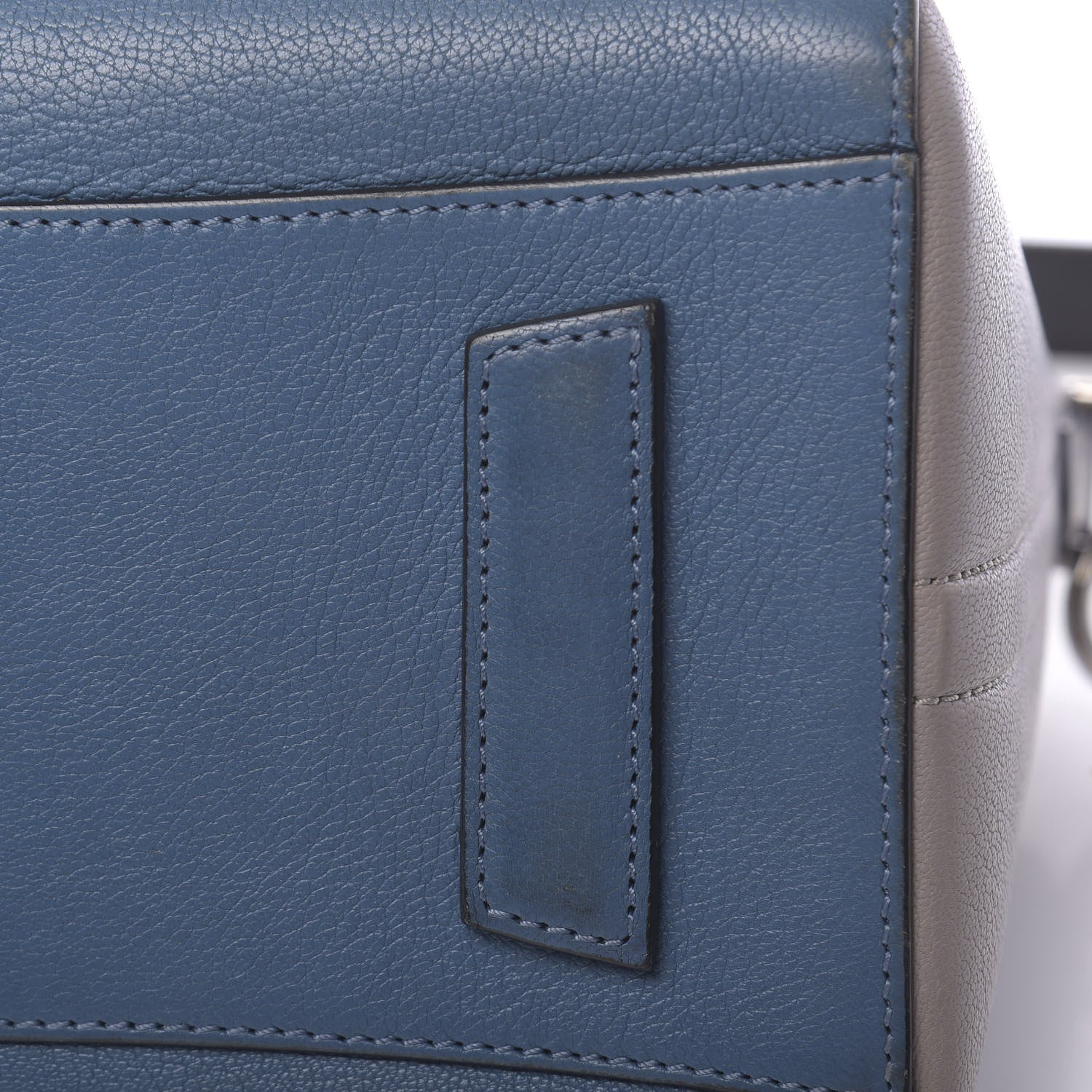 Givenchy Sugar Goatskin Small Tri-Color Antigona Blue Grey Black 12 of 15