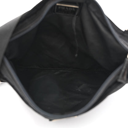 Prada Tessuto Nylon Flat Messenger Bag Black 4 of 12