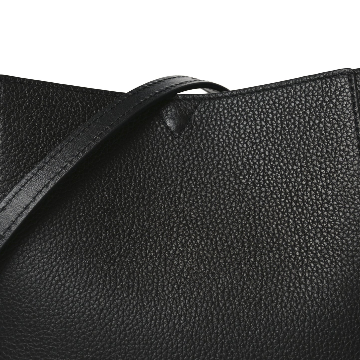 Calfskin Empire Spike Studded Mini Cabachic Bucket Bag Black