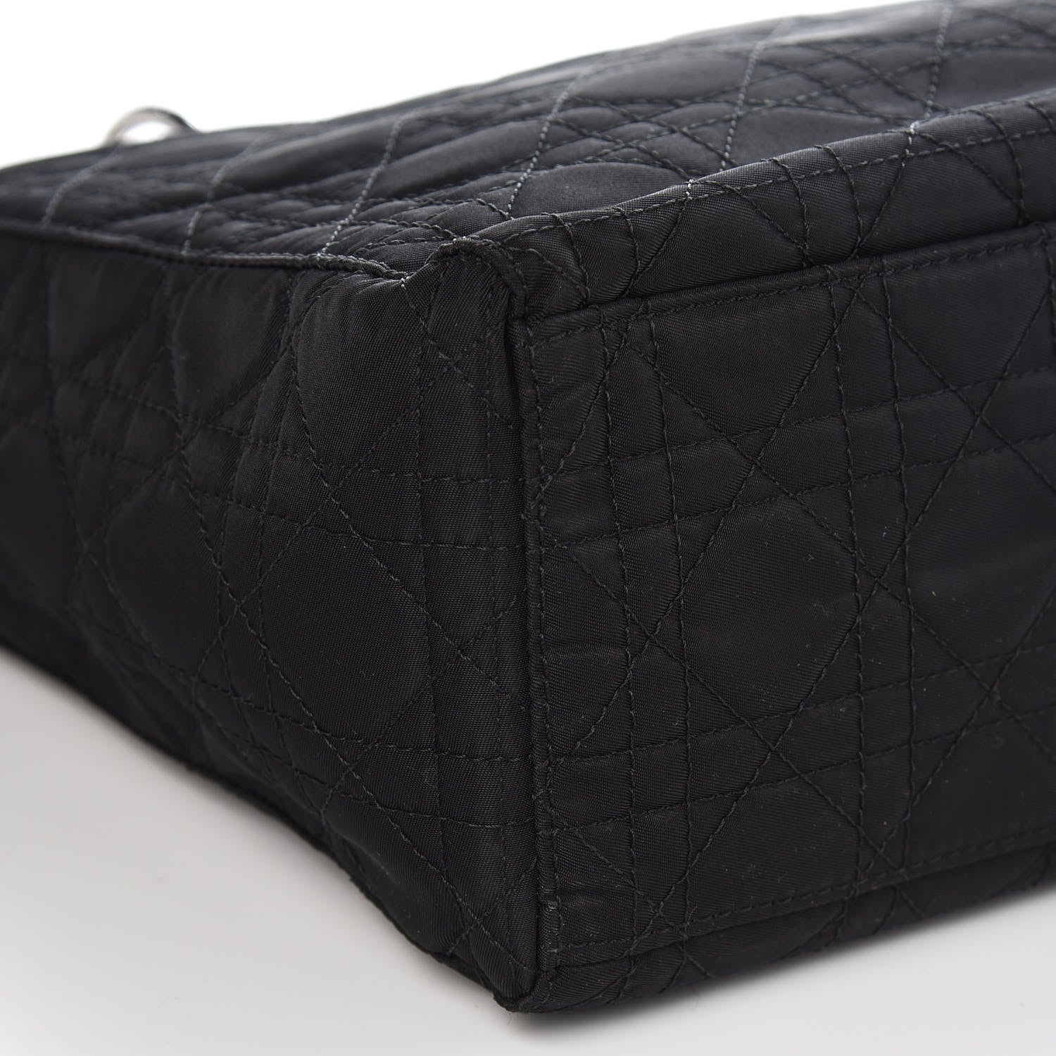 Christian Dior Nylon Cannage Large Lady Dior Black 7 of 8