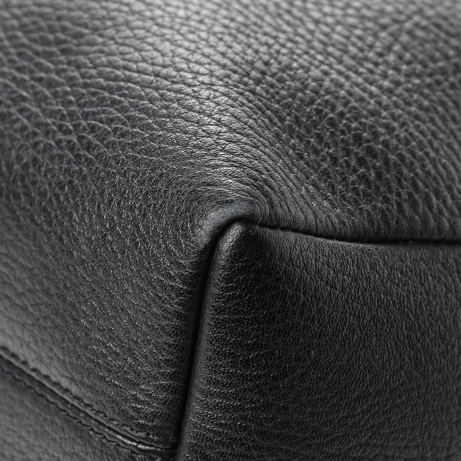 Burberry Grainy Leather Calfskin Hobo Black 8 of 8