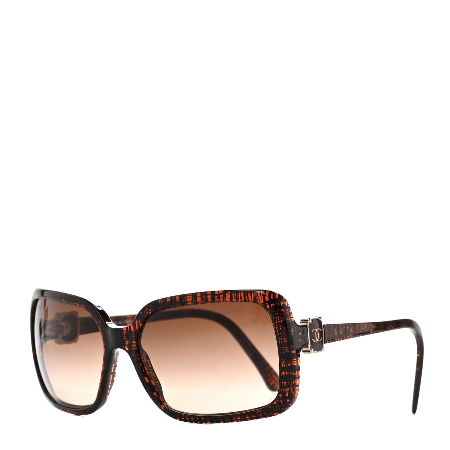 CC Tweed Effect Sunglasses 5175 Brown