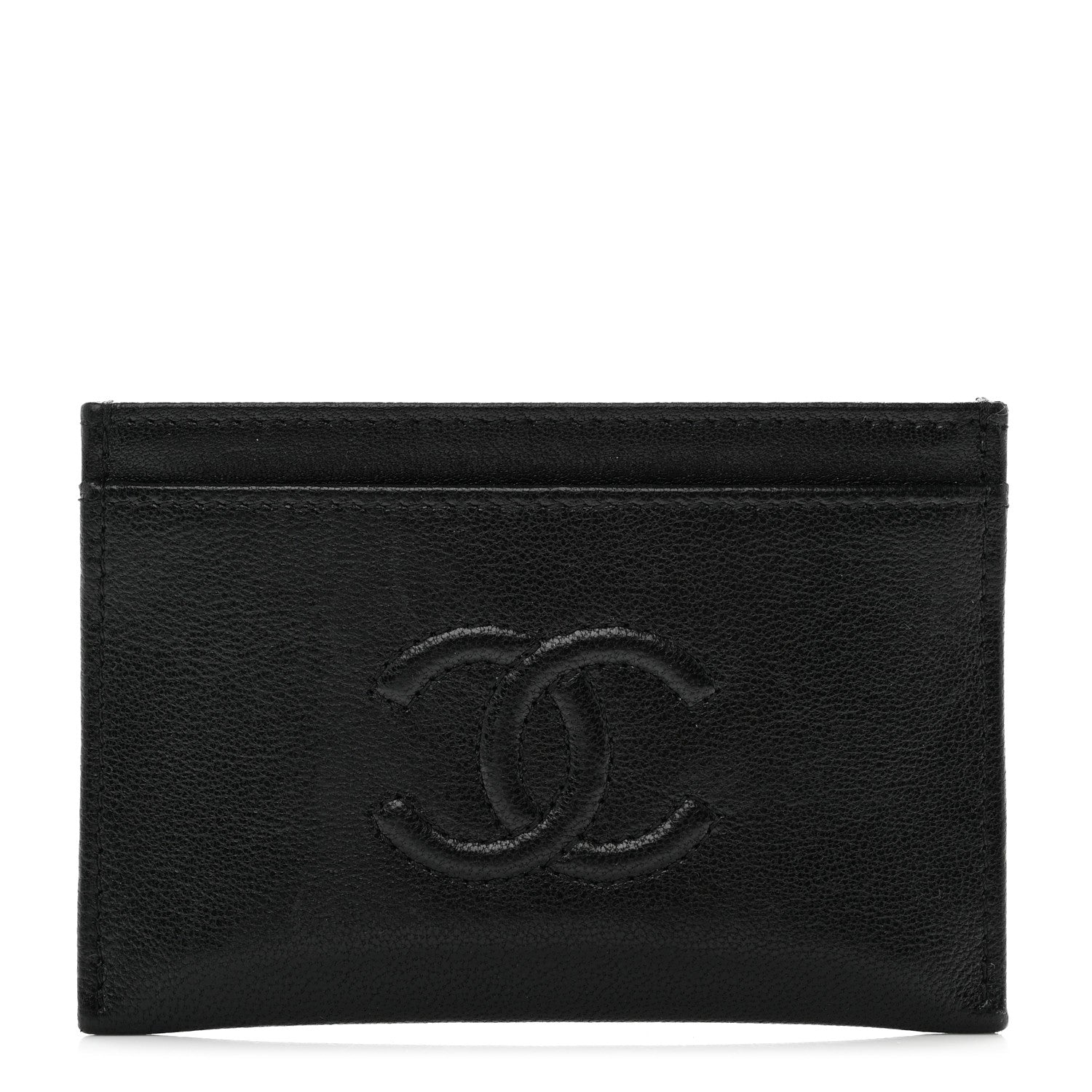 Chanel Caviar Timeless CC Card Holder Black 1 of 8