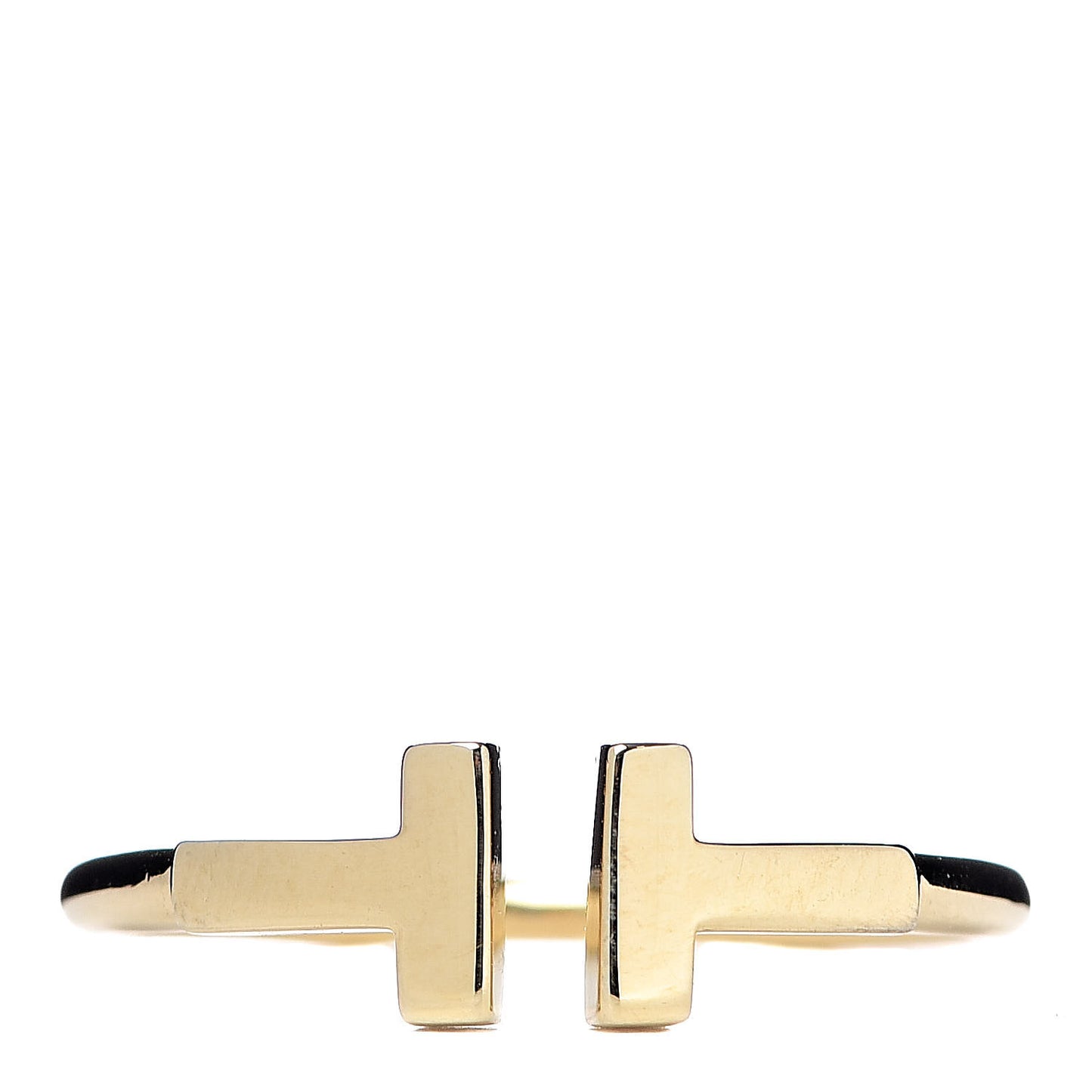 18K Yellow Gold T Wire Ring 53 6.5