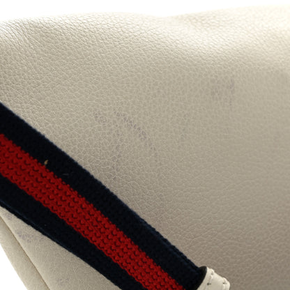 Gucci Grained Calfskin Small Logo Belt Bag White 11 of 11